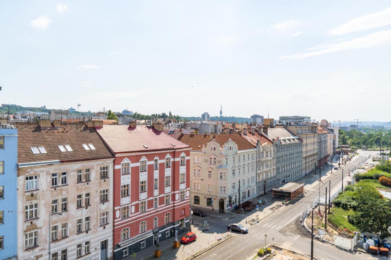 Penthouse # 81 With Panoramic City View In Elite Rezidence With Free Parking Prague Exterior photo