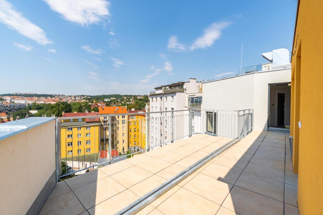 Penthouse # 81 With Panoramic City View In Elite Rezidence With Free Parking Apartment Prague Exterior photo