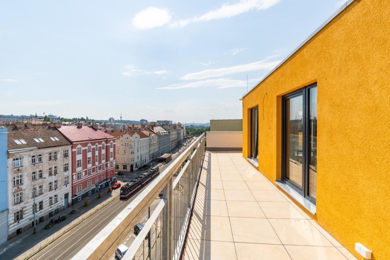 Penthouse # 81 With Panoramic City View In Elite Rezidence With Free Parking Apartment Prague Exterior photo